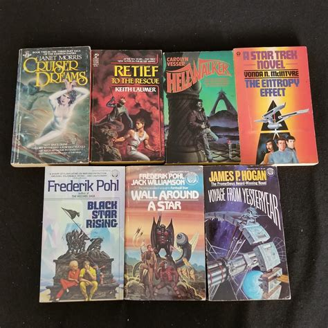 Assorted 1980's Sci Fi / Science Fiction Lot / Set of 7 Books Very Good ...