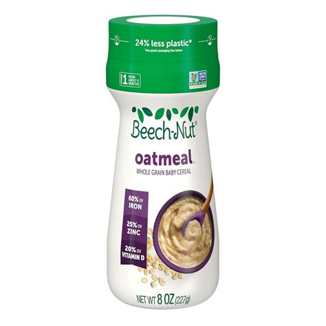 Beech Nut, Cereal Baby Complete Oatmeal, 8 Ounce - Walmart.com