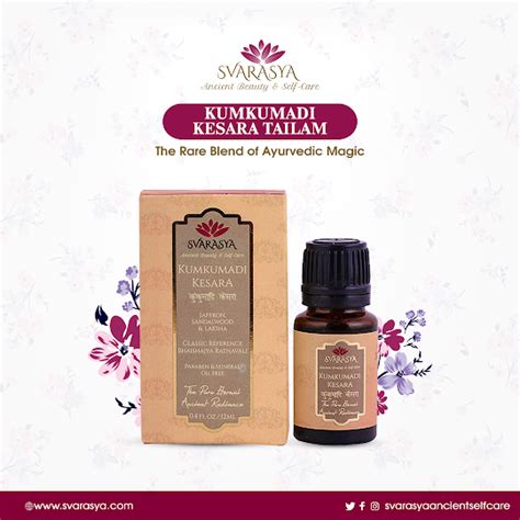 Kumkumadi Tailam – Age-Old Ayurveda Skin Elixir – SVARASYA