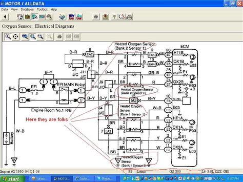Image result for 1998 Lexus GS 300 Location of O2 Sensor