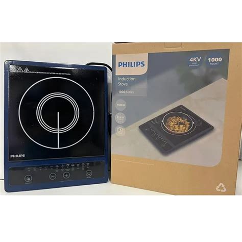 Philips HD 4944, 1500 Watts Induction Cooktop Push Button (Maroon ...