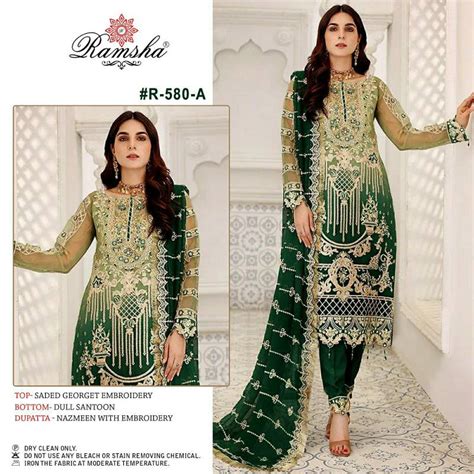 Ramsha R 580 Nx Exclusive Designer Pakistani Suit Collection