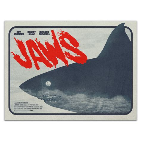 Jaws - Movie Poster By Matt Needle | Vice Press