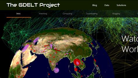 GDELT Project Visualization 的图像结果