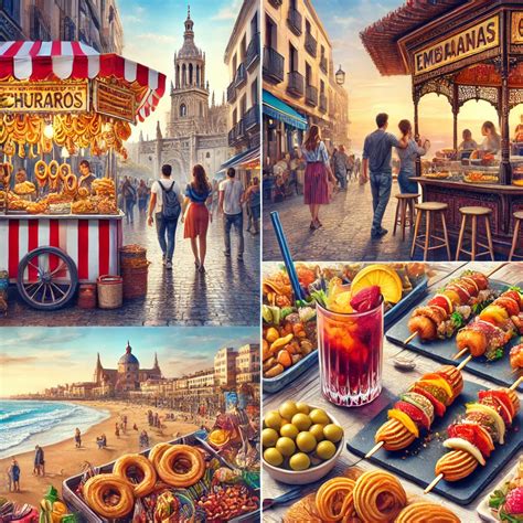 Explore Spanish Vocabulary for Street Food & Snacks - MY-SPANISH-DICTIONARY