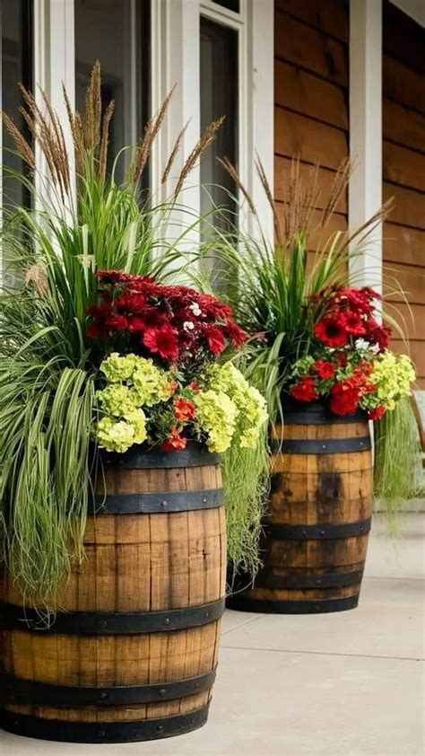 Best 12 16+ Best Plants for Whiskey Barrel Planter Ideas – Artofit