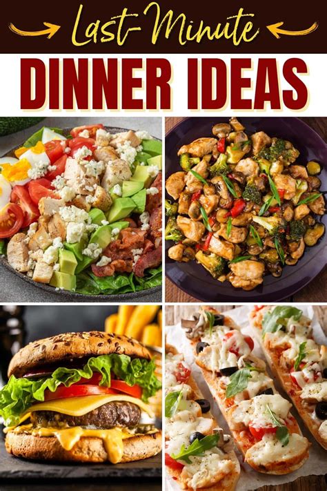 25 Easy Last-Minute Dinner Ideas (No-Stress Recipes) - Insanely Good