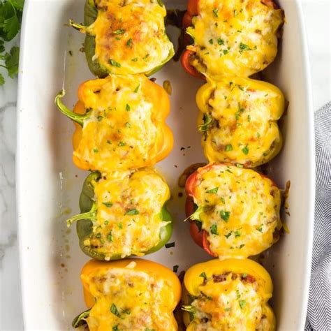 Healthy Stuffed Peppers Recipe - The Big Man's World