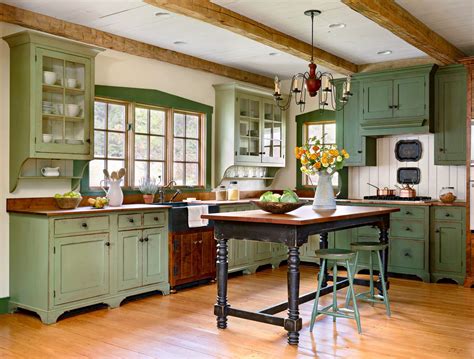 Farmhouse Green Kitchen Cabinets 17 Best Green Kitchen Wall Ideas To