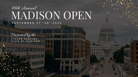 44th Annual Madison Open (Figure Skating Event), Madison Ice Arena, 27 ...