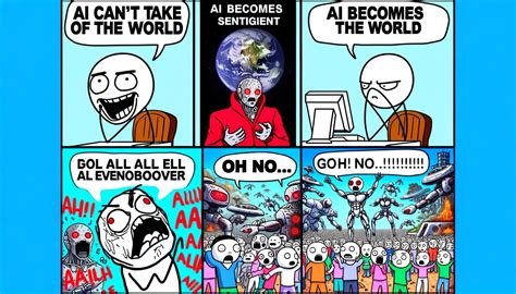 AI takeover rage comics invented by ChatGPT + illustrations : r/dalle2