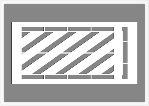 Stripes Stencil | Pavement Marking Stencils | Stencils Online