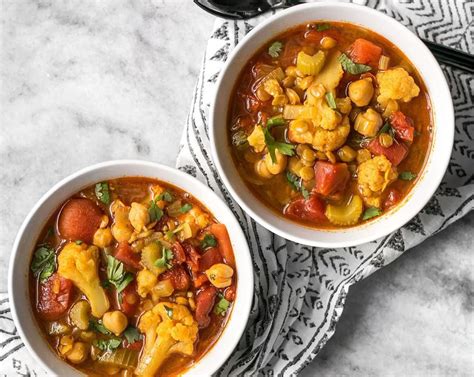 Moroccan Lentil and Vegetable Stew Recipe | SideChef