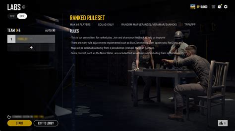 PUBG Labs Ranked Ruleset is Now Live