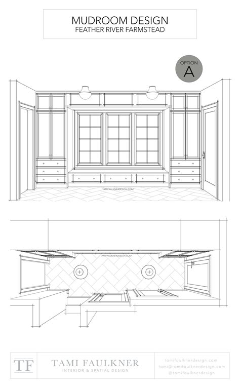 MUDROOM FLOOR PLAN AND INTERIOR ELEVATIONS - SPATIAL PROBLEMS AND ...
