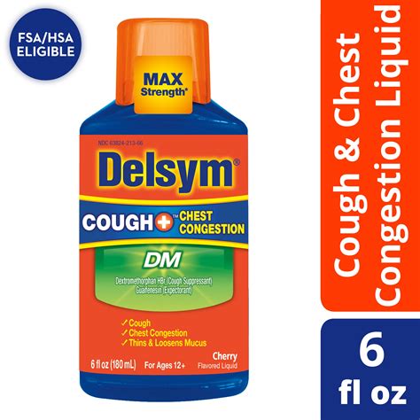 Delsym Cough Syrup Dosage For 4 Year Old at Lee Ramirez blog