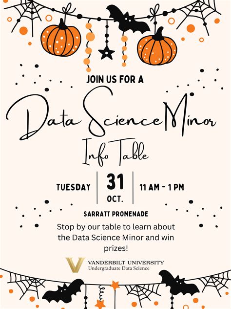 Visit Us on Halloween to Discover the Data Science Minor and Win Prizes ...