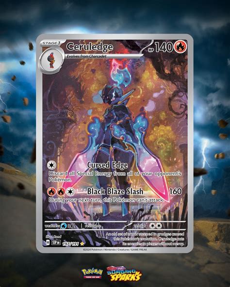 Pokémon Trading Card Game | 🔥 Ceruledge illustration rare ignites ...