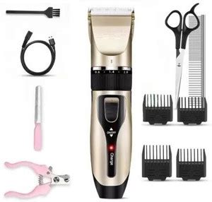 OXERPRO TODDY Pet Hair Trimmer Dogs & Cats Grooming Machine Wireless ...