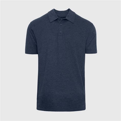 Heather Navy Polo Shirt for Men | True Classic