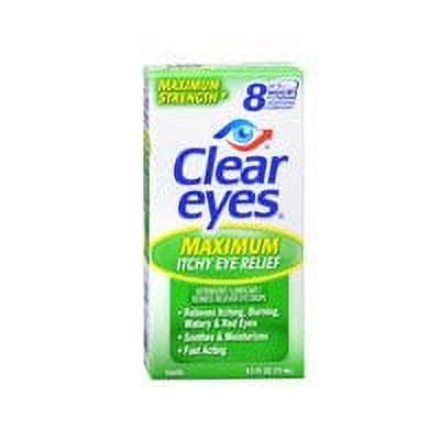 Clear Eyes Itchy Eye Relief Eye Drops-0.5 oz, 2 pk India | Ubuy