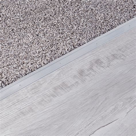M-D Silver Prefinished 0.3-in T x 1.375-in W x 36-in L Aluminum Carpet ...