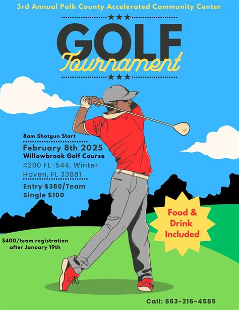 3rd Annual Golf Tournament, Willowbrook Golf Course, Winter Haven, 8 ...