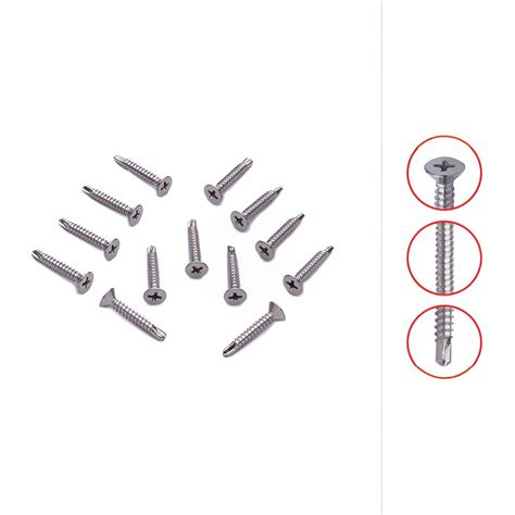 Omni® SS Self Drilling Screw Phillips CSK & PAN Head – GRIPDOOR