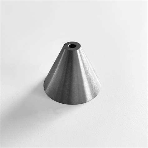 Stainless Steel Cone 32mm High, Bottom Diameter 44mm, With Hole - Etsy