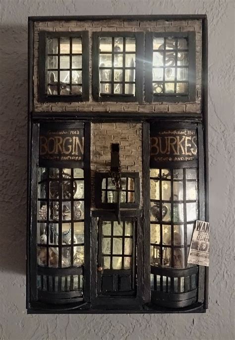 Borgin and Burke's Inspired Book Nook/wall Hanging - Etsy