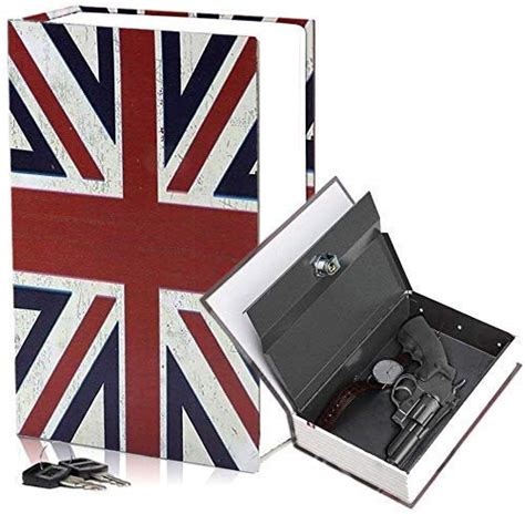 IKTU Book Style Money Cash Locker Jewellery Home Safe Box (240x155x55mm ...