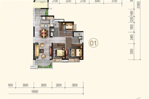 路劲天隽峰3室2厅97平米户型图-楼盘图库-广州新房-购房网