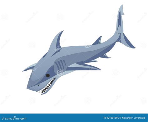 SEA and SHADOW SHARK logo stock vector. Illustration of called - 121201696