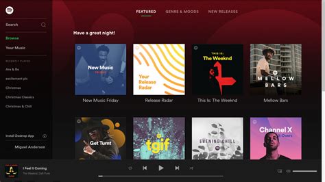 Solved: New Spotify Web Player Design [NEW 2017 DESIGN?] |... - Page 35 ...