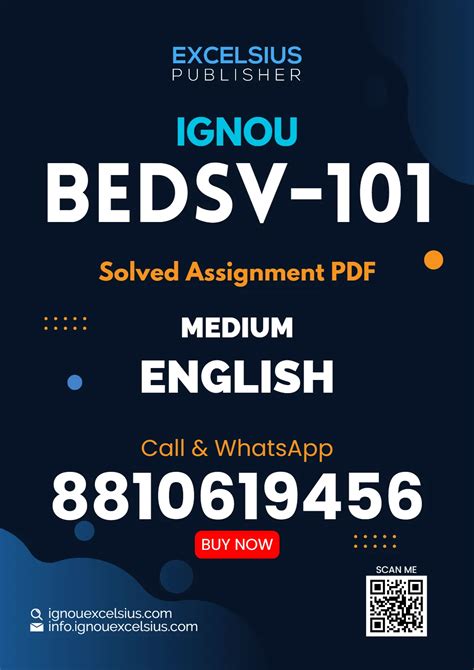 BEDSV-101 Hindi for 2025 Solved Assignment Download – IGNOUExcelsius