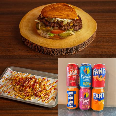 Ft Absolute (Mild) Burger + Dream Loaded Chicken Fries + Can – ftsmash ...