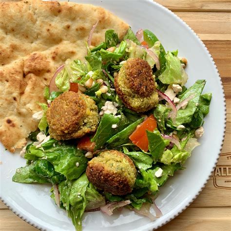 Greek Salad With Falafel - Talley Farms Box