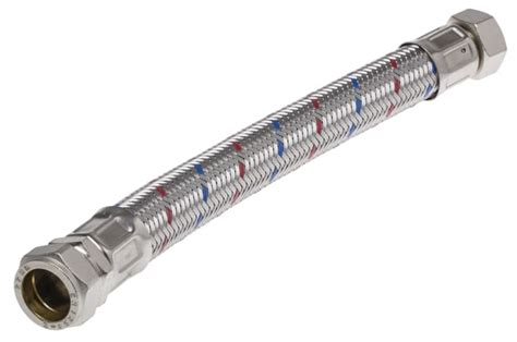 RS PRO | RS PRO Hose Assembly, Female BSP 3/4in to Compression 22mm, 10 ...