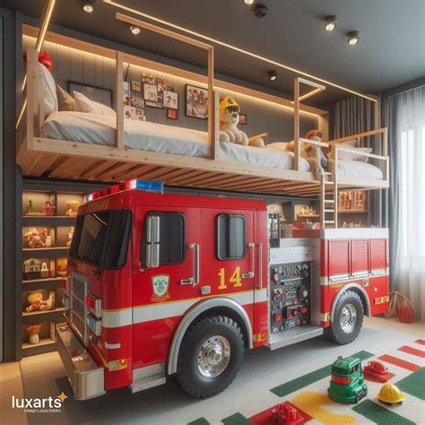 Childs Fire Truck Bed: Building a Sleep Haven with Playful Firefighter ...