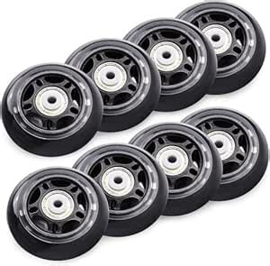 Optimus® 70mm Roller Blade Inline Skate Wheels Polyurethane (PU) 82A ...