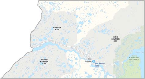 Bristol Bay Borough Map, Alaska - US County Maps