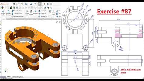 SolidWorks Advanced Exercise Example 的图像结果