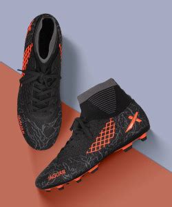 VECTOR X Jaguar Soccer Studs With Rib Ankle PU Synthetic & textile ...