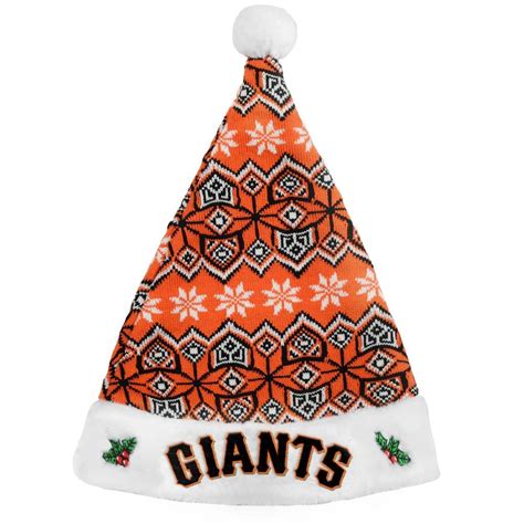 San Francisco Giants 2015 Knit Christmas Santa Hat - Detroit Game Gear
