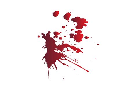 Realistic Blood Spatter Graphic by bdvect1 · Creative Fabrica