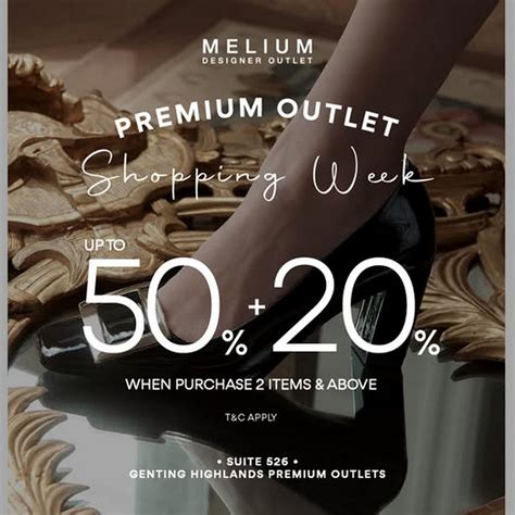 30 May–8 June 2025: Melium Designer Outlet, Up to 70% Off on Luxury ...