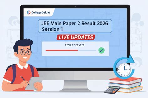 JEE Main Paper 2 Result 2026 Session 1 (OUT) LIVE Updates: Scorecard ...