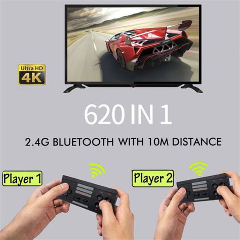 VK MART NEW 4K HD MI Video Game Console Built in 620 Classic Games Mini ...