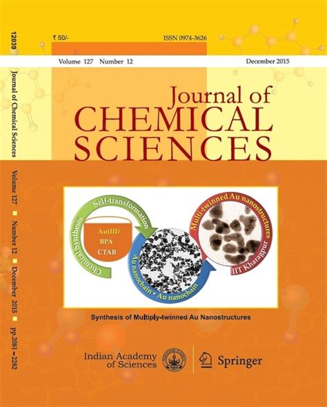 Journal of Chemical Sciences | Indian Academy of Sciences