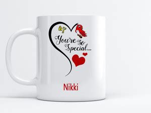 MM9E You Are So Special Nikki Printed Coffee , I Love You Nikki , Nikki ...